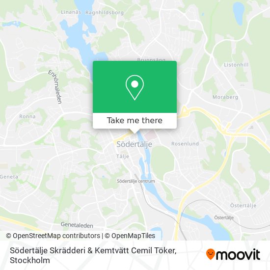 Södertälje Skrädderi & Kemtvätt Cemil Töker map