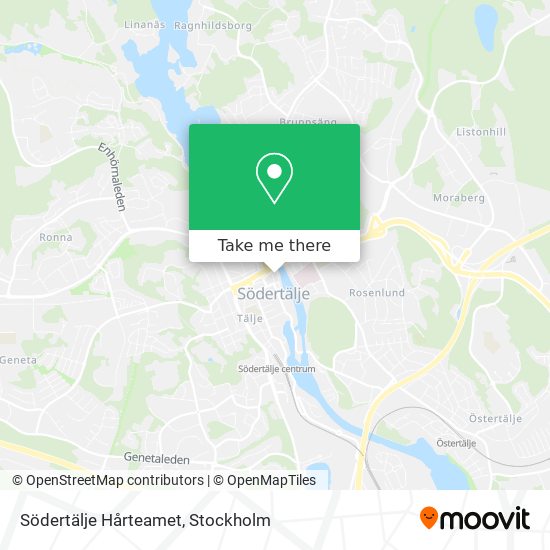 Södertälje Hårteamet map