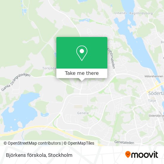 Björkens förskola map