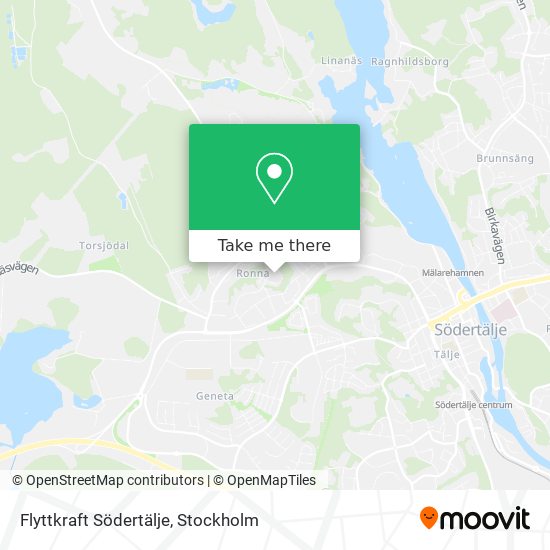 Flyttkraft Södertälje map