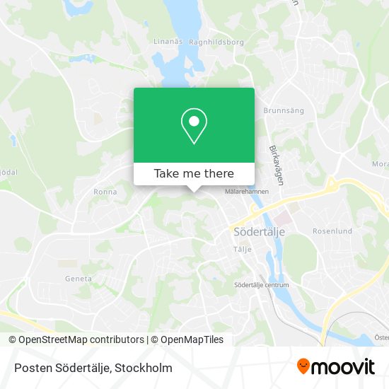 Posten Södertälje map