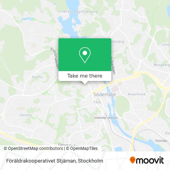 Föräldrakooperativet Stjärnan map