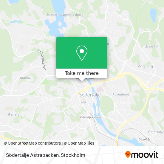 Södertälje Astrabacken map