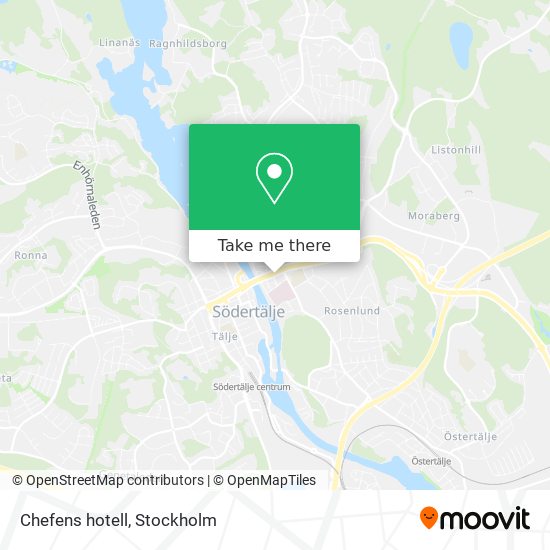 Chefens hotell map