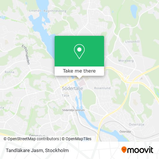 Tandläkare Jasm map