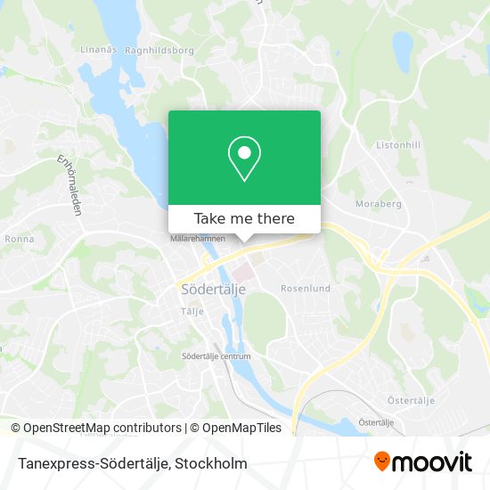 Tanexpress-Södertälje map