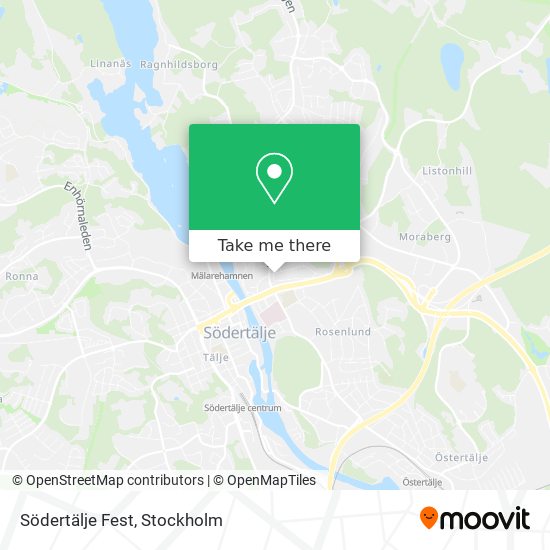 Södertälje Fest map