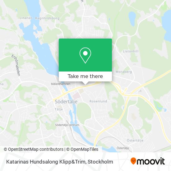 Katarinas Hundsalong Klipp&Trim map