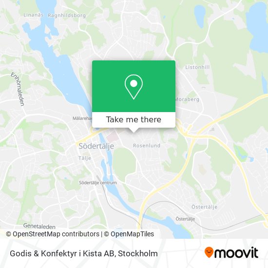 Godis & Konfektyr i Kista AB map