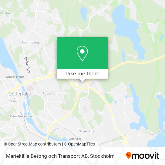 Mariekälla Betong och Transport AB map