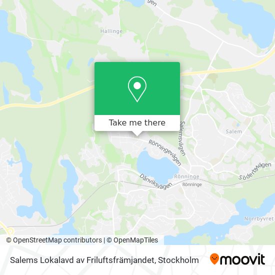 Salems Lokalavd av Friluftsfrämjandet map