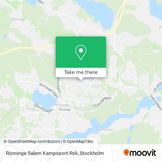 Rönninge Salem Kampsport-Rsk map