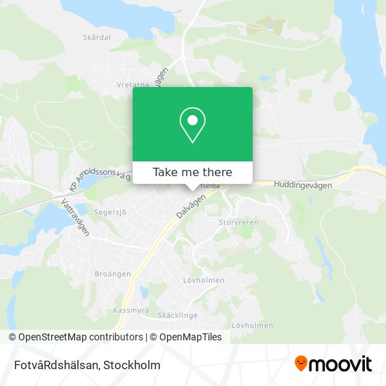 FotvåRdshälsan map