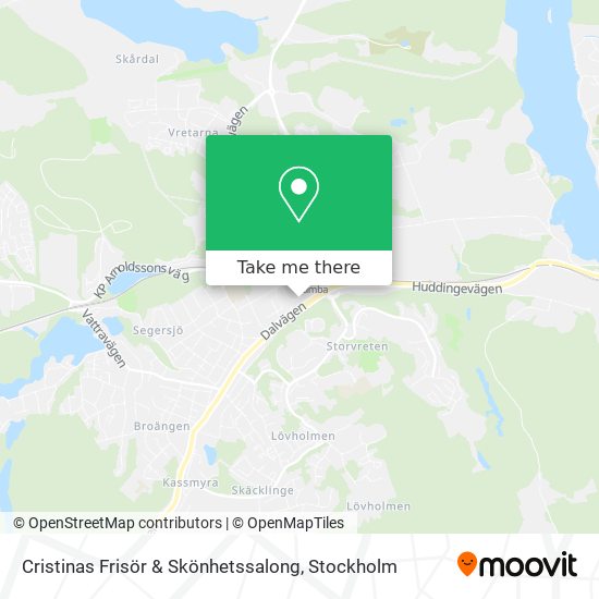 Cristinas Frisör & Skönhetssalong map