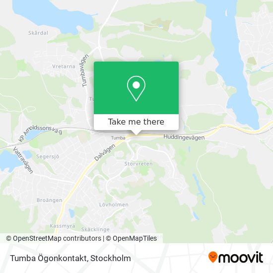 Tumba Ögonkontakt map