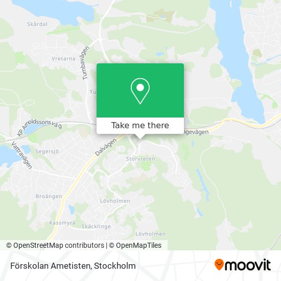Förskolan Ametisten map