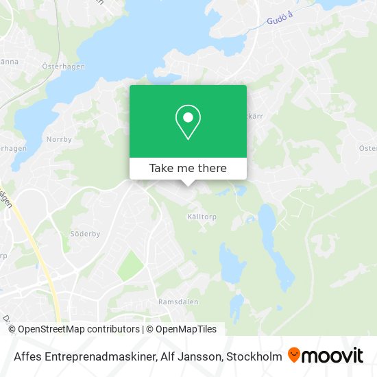 Affes Entreprenadmaskiner, Alf Jansson map