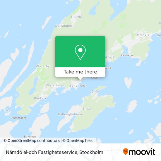 Nämdö el-och Fastighetsservice map