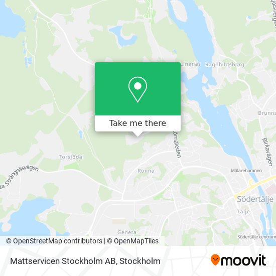 Mattservicen Stockholm AB map