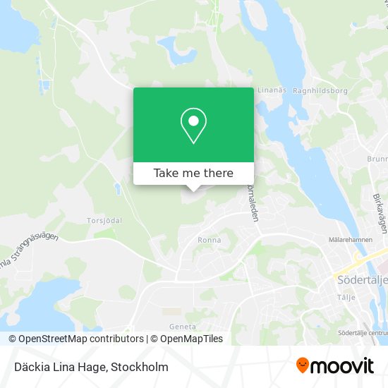 Däckia Lina Hage map