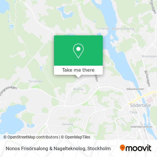 Nonos Frisörsalong & Nagelteknolog map