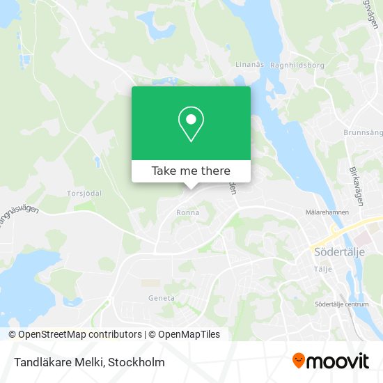 Tandläkare Melki map