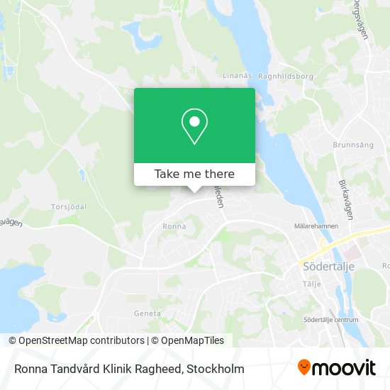 Ronna Tandvård Klinik Ragheed map