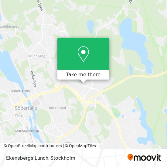 Ekensbergs Lunch map