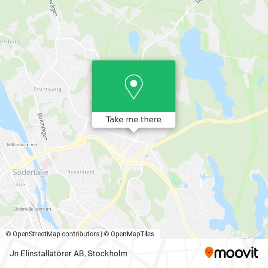 Jn Elinstallatörer AB map