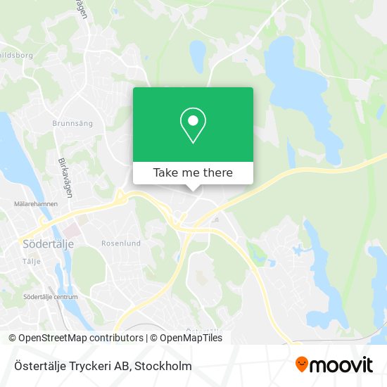 Östertälje Tryckeri AB map