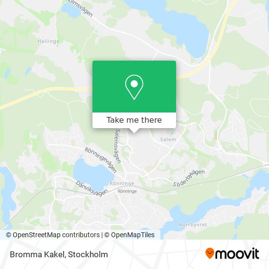 Bromma Kakel map