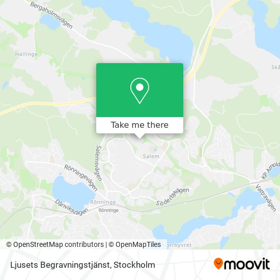 Ljusets Begravningstjänst map