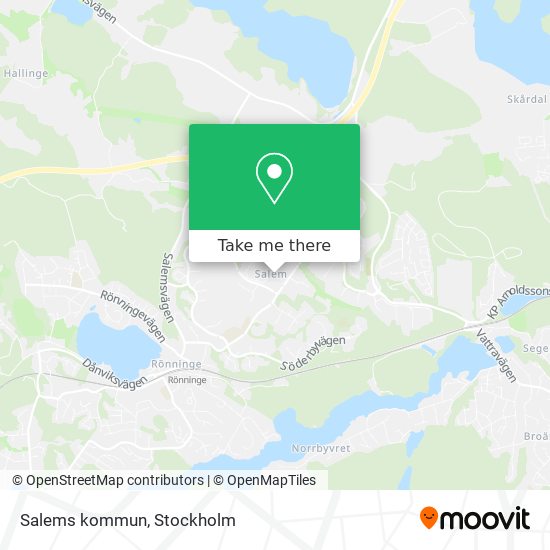 Salems kommun map