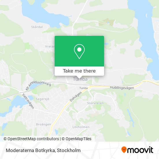 Moderaterna Botkyrka map