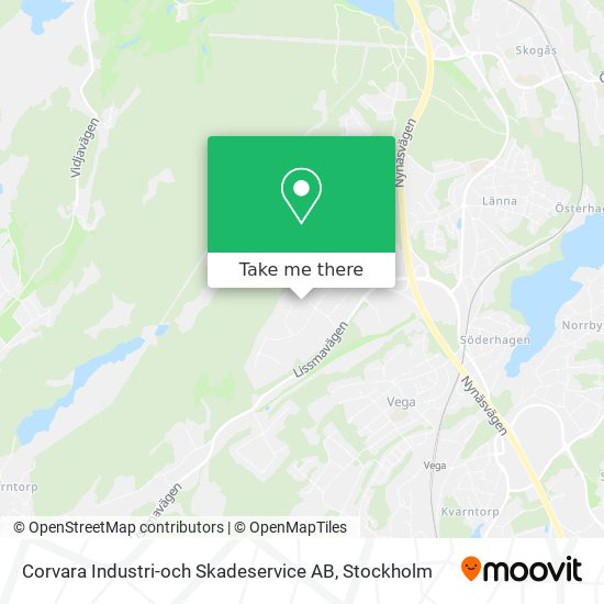 Corvara Industri-och Skadeservice AB map