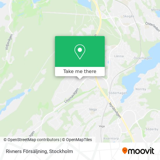 Rivners Försäljning map