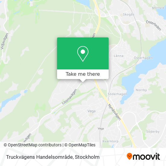 Truckvägens Handelsområde map