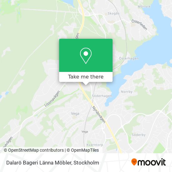 Dalarö Bageri Länna Möbler map