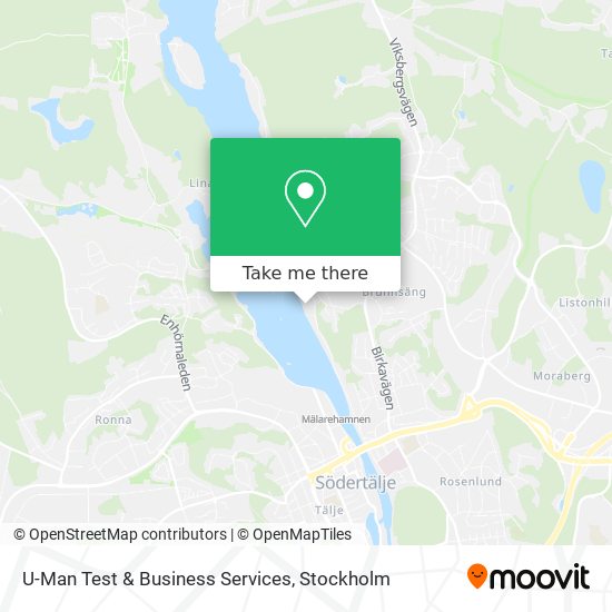 U-Man Test & Business Services map