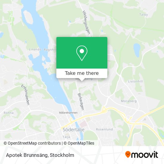 Apotek Brunnsäng map