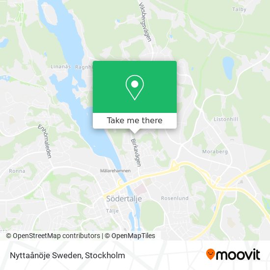 Nyttaånöje Sweden map