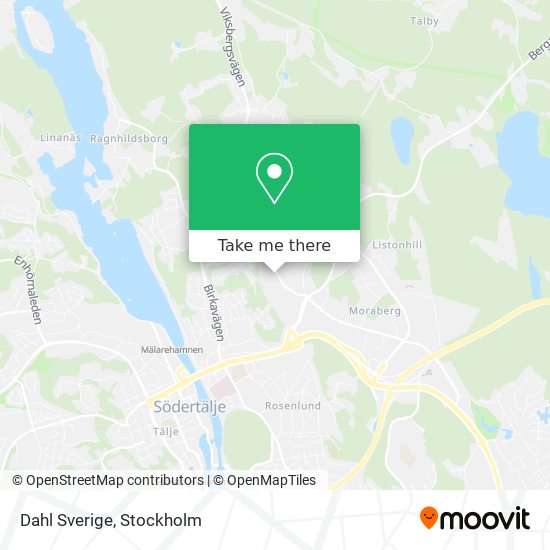 Dahl Sverige map