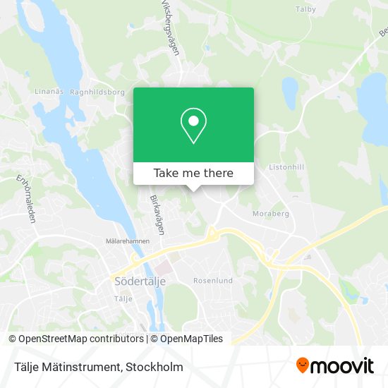 Tälje Mätinstrument map