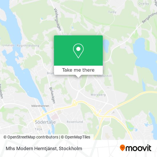 Mhs Modern Hemtjänst map