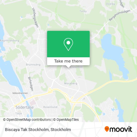 Biscaya Tak Stockholm map