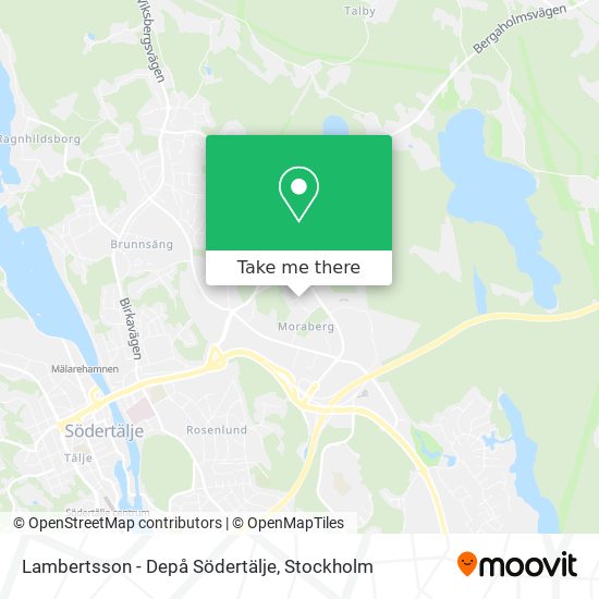 Lambertsson - Depå Södertälje map