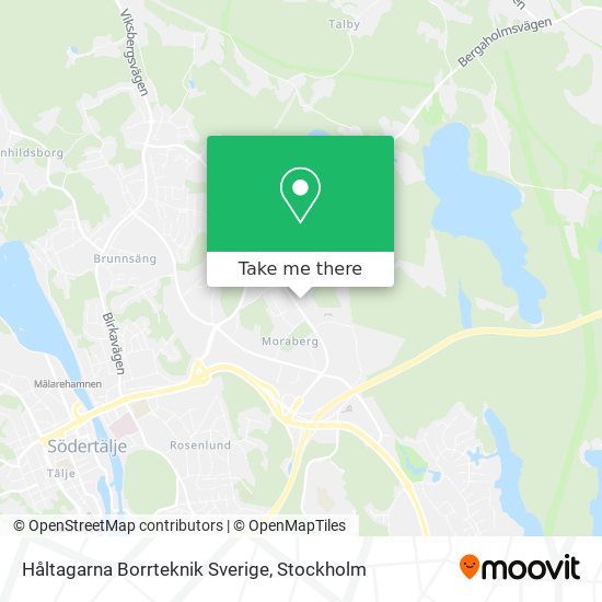 Håltagarna Borrteknik Sverige map