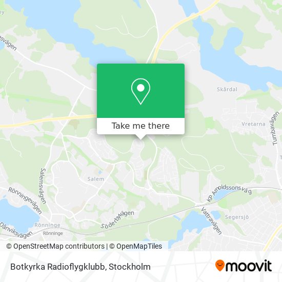 Botkyrka Radioflygklubb map