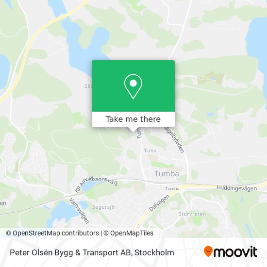 Peter Olsén Bygg & Transport AB map