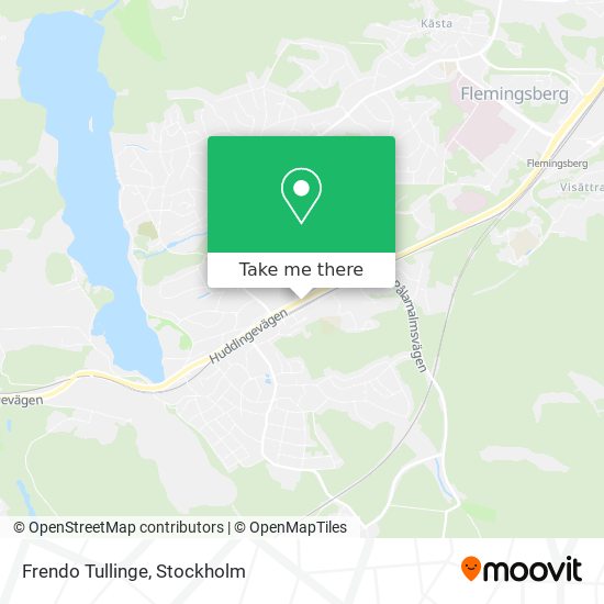 Frendo Tullinge map